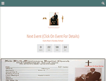 Tablet Screenshot of newbirth-dallas.org